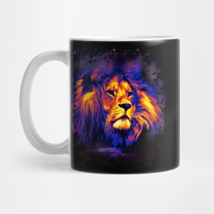 Rainbow Lion - Your animal guide giving you courage and bravery. Mug